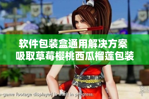 软件包装盒通用解决方案 吸取草莓樱桃西瓜榴莲包装精髓