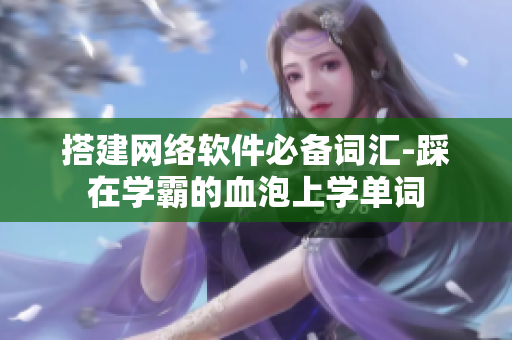 搭建网络软件必备词汇-踩在学霸的血泡上学单词