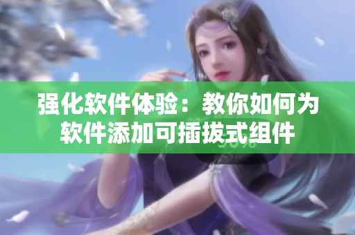强化软件体验：教你如何为软件添加可插拔式组件