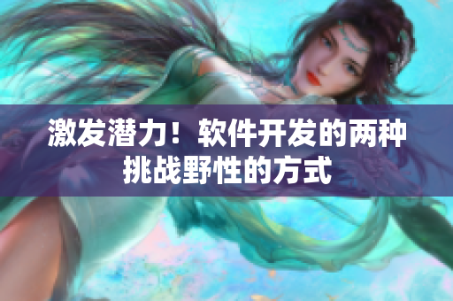 激发潜力！软件开发的两种挑战野性的方式