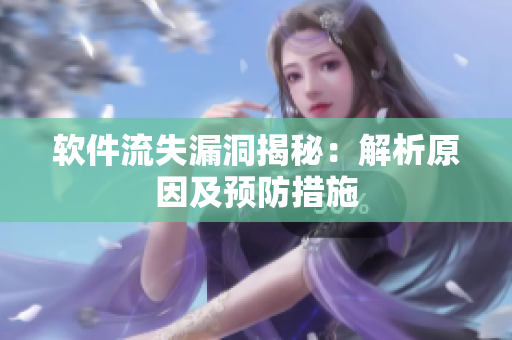 软件流失漏洞揭秘：解析原因及预防措施