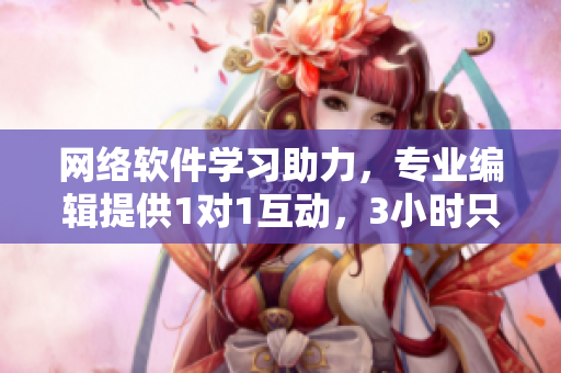 网络软件学习助力，专业编辑提供1对1互动，3小时只需100元！