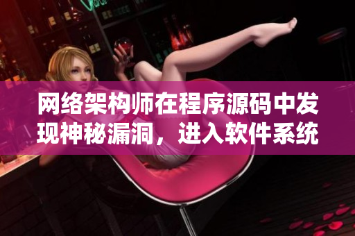 网络架构师在程序源码中发现神秘漏洞，进入软件系统引起追踪