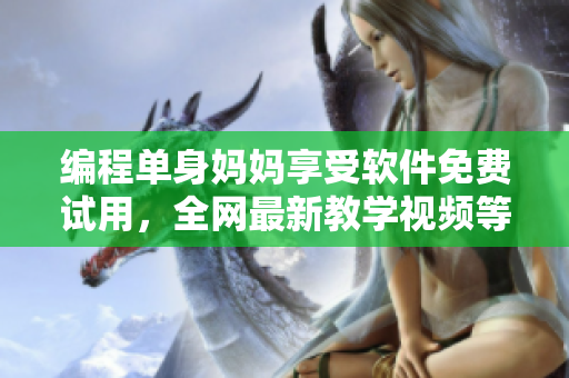 编程单身妈妈享受软件免费试用，全网最新教学视频等你来看