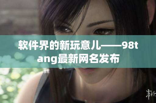 软件界的新玩意儿——98tang最新网名发布