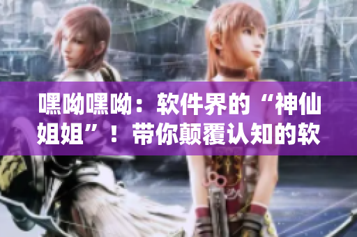 嘿呦嘿呦：软件界的“神仙姐姐”！带你颠覆认知的软件推广大作战