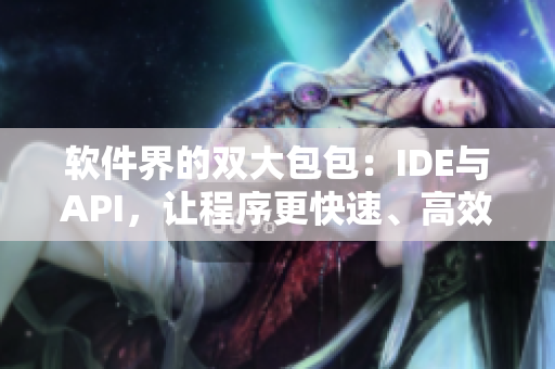 软件界的双大包包：IDE与API，让程序更快速、高效