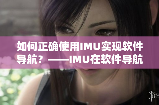 如何正确使用IMU实现软件导航？——IMU在软件导航中的应用指南