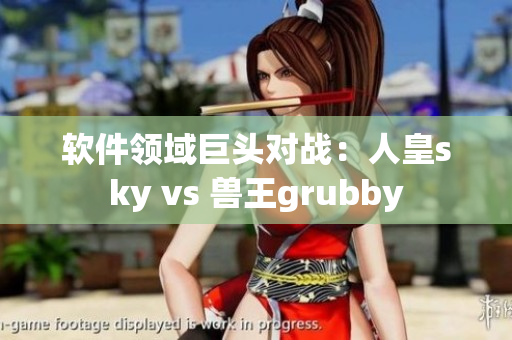 软件领域巨头对战：人皇sky vs 兽王grubby