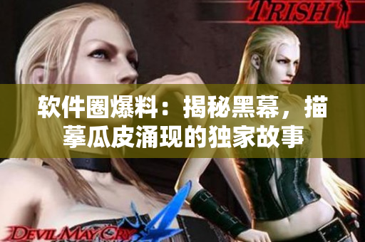 软件圈爆料：揭秘黑幕，描摹瓜皮涌现的独家故事