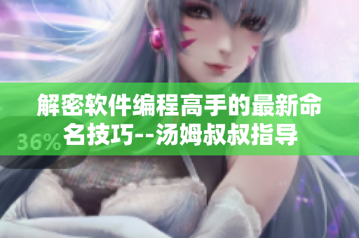解密软件编程高手的最新命名技巧--汤姆叔叔指导