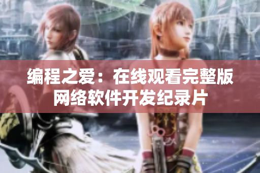 编程之爱：在线观看完整版网络软件开发纪录片