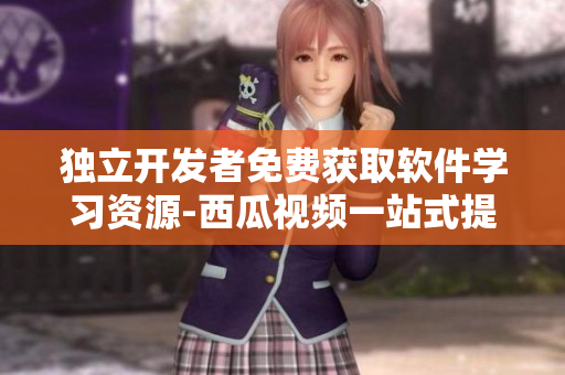 独立开发者免费获取软件学习资源-西瓜视频一站式提供