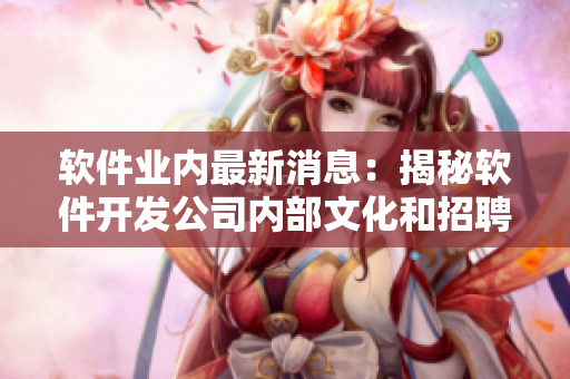 软件业内最新消息：揭秘软件开发公司内部文化和招聘策略