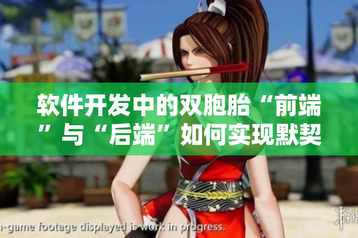 软件开发中的双胞胎“前端”与“后端”如何实现默契合作？