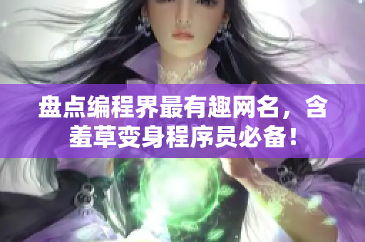 盘点编程界最有趣网名，含羞草变身程序员必备！