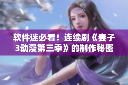 软件迷必看！连续剧《妻子3动漫第三季》的制作秘密大揭秘！