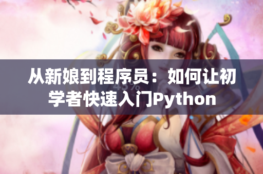 从新娘到程序员：如何让初学者快速入门Python