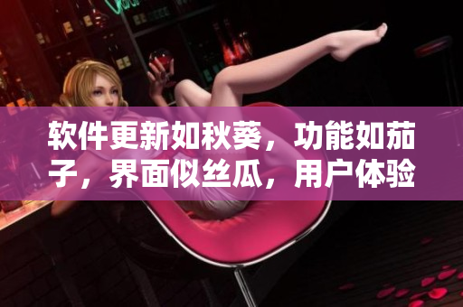 软件更新如秋葵，功能如茄子，界面似丝瓜，用户体验似香蕉，稳定性高如榴莲