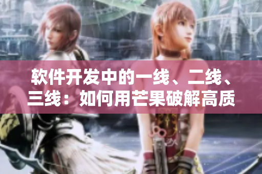 软件开发中的一线、二线、三线：如何用芒果破解高质量代码？
