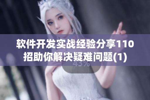 软件开发实战经验分享110招助你解决疑难问题(1)