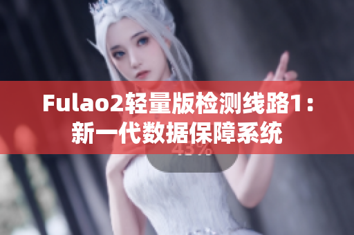 Fulao2轻量版检测线路1：新一代数据保障系统