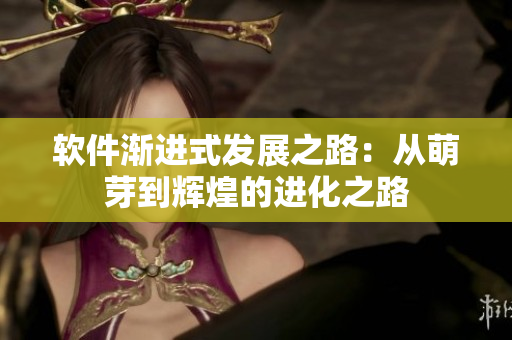 软件渐进式发展之路：从萌芽到辉煌的进化之路