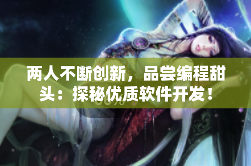 两人不断创新，品尝编程甜头：探秘优质软件开发！