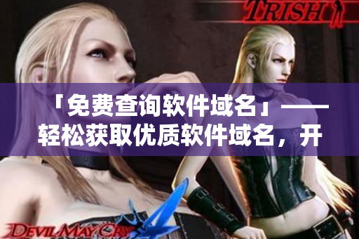 「免费查询软件域名」——轻松获取优质软件域名，开创新篇章！
