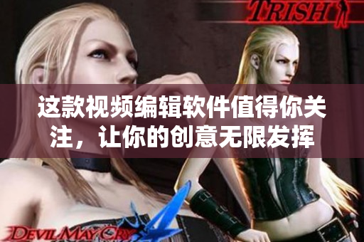 这款视频编辑软件值得你关注，让你的创意无限发挥
