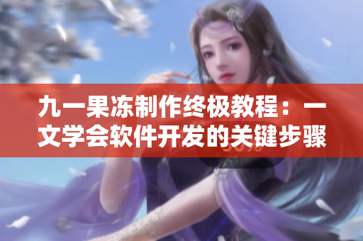 九一果冻制作终极教程：一文学会软件开发的关键步骤