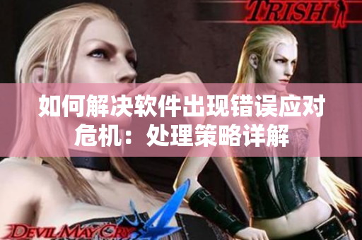 如何解决软件出现错误应对危机：处理策略详解