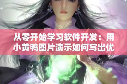 从零开始学习软件开发：用小黄鸭图片演示如何写出优质代码