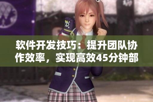 软件开发技巧：提升团队协作效率，实现高效45分钟部署