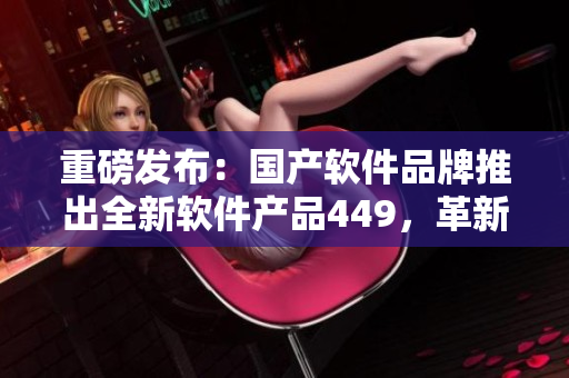 重磅发布：国产软件品牌推出全新软件产品449，革新用户体验！