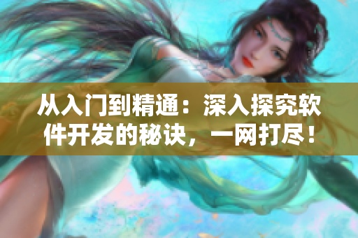 从入门到精通：深入探究软件开发的秘诀，一网打尽！