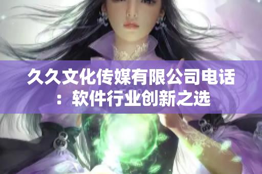 久久文化传媒有限公司电话：软件行业创新之选