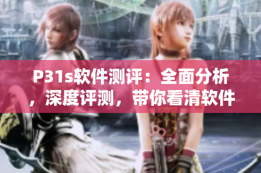 P31s软件测评：全面分析，深度评测，带你看清软件真相