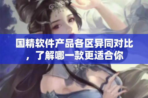 国精软件产品各区异同对比，了解哪一款更适合你
