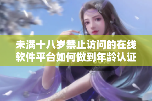 未满十八岁禁止访问的在线软件平台如何做到年龄认证？