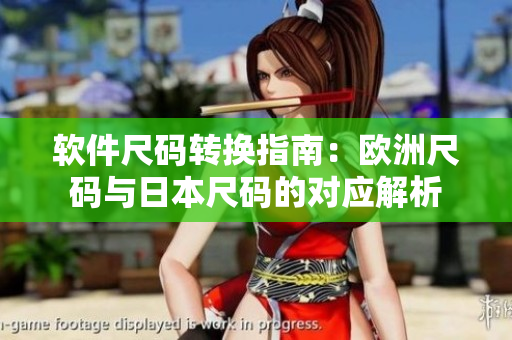 软件尺码转换指南：欧洲尺码与日本尺码的对应解析