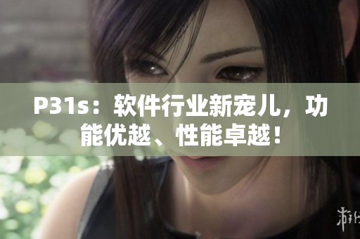 P31s：软件行业新宠儿，功能优越、性能卓越！