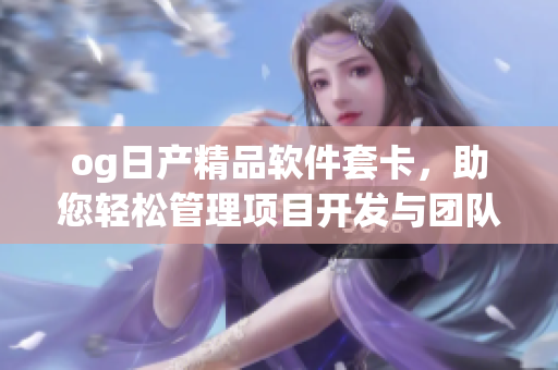 og日产精品软件套卡，助您轻松管理项目开发与团队协作