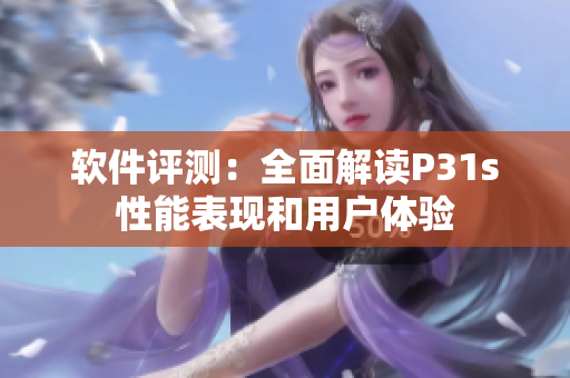软件评测：全面解读P31s性能表现和用户体验