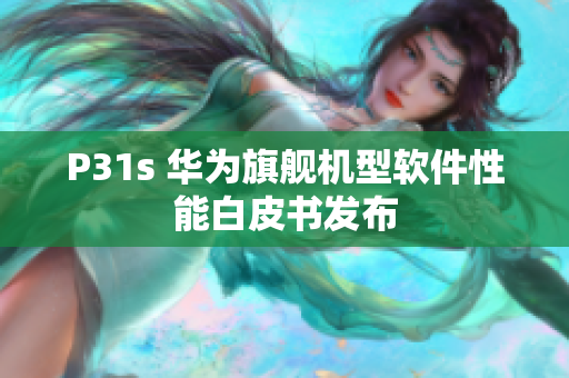 P31s 华为旗舰机型软件性能白皮书发布