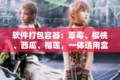 软件打包容器：草莓、樱桃、西瓜、榴莲，一体适用盒款
