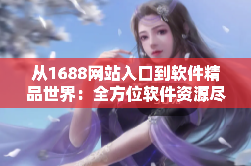 从1688网站入口到软件精品世界：全方位软件资源尽在1688