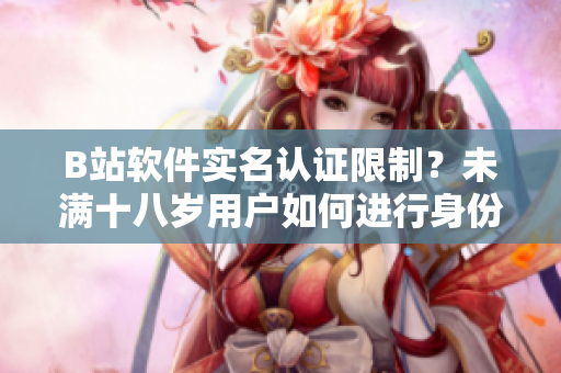B站软件实名认证限制？未满十八岁用户如何进行身份验证？