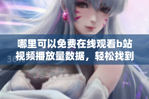 哪里可以免费在线观看b站视频播放量数据，轻松找到关于软件的信息