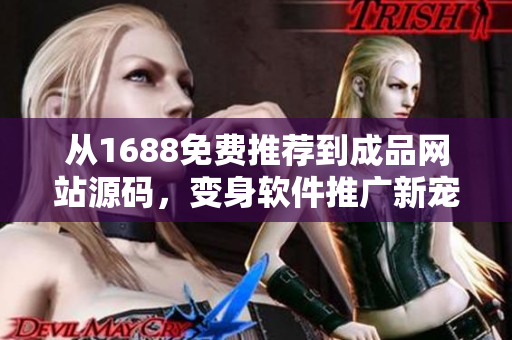从1688免费推荐到成品网站源码，变身软件推广新宠。